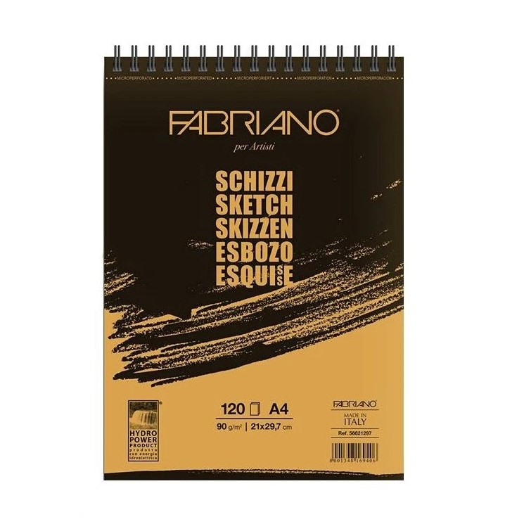 FABRIANO BLOK PAPIR ZA SKICIRANJE 120xA4 90g
