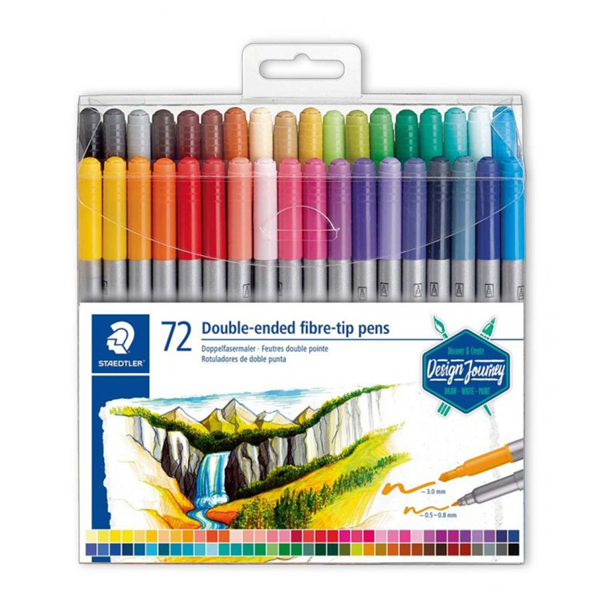 STAEDTLER FLOMASTER OBOSTRANI 72/1 3200 TB72