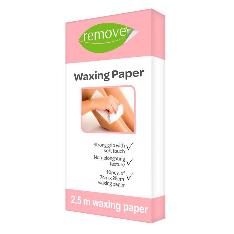REMOVE WAXING PAPER