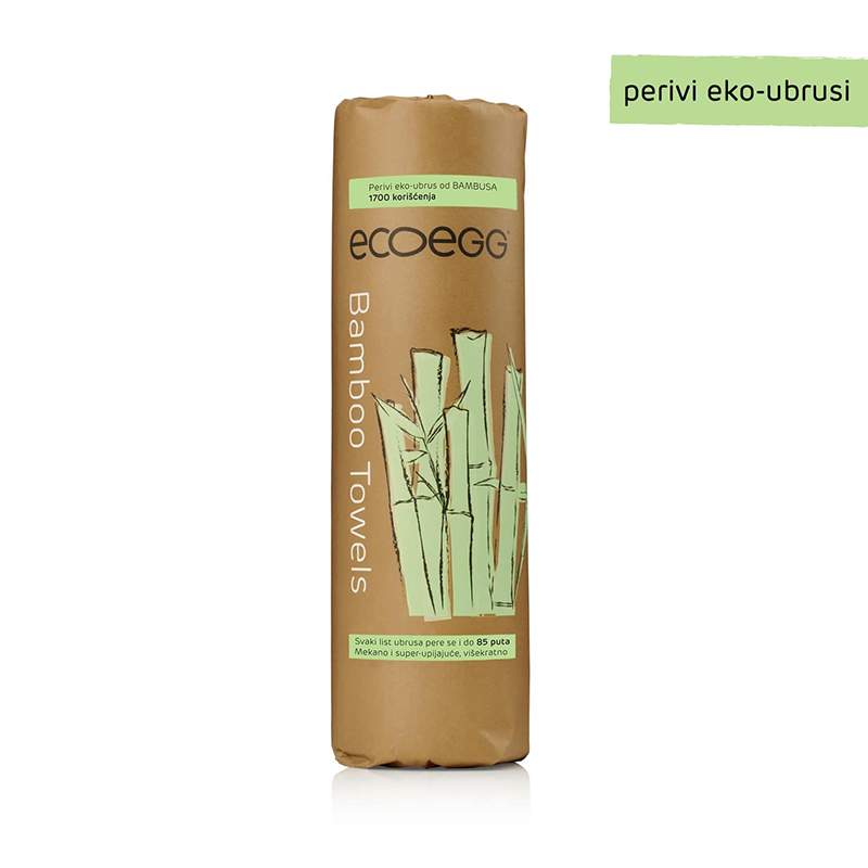 ECOEGG perivi eco ubrus od bambusa, 20 listova